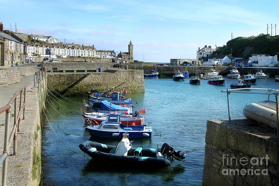 Harbourside View of Porthleven Photograph by Terri Waters