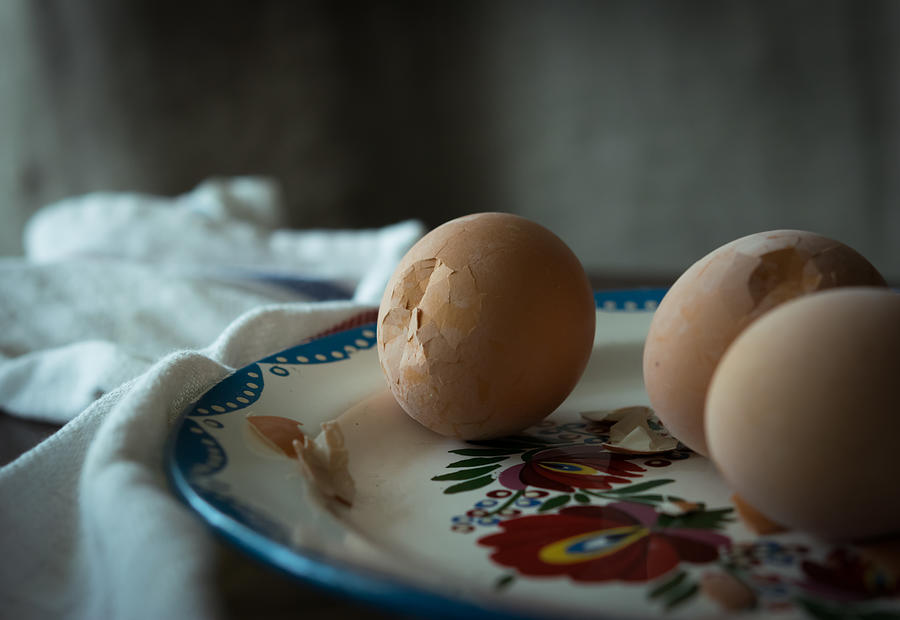 Hard-boiled egg Photograph by by Elena Botta
