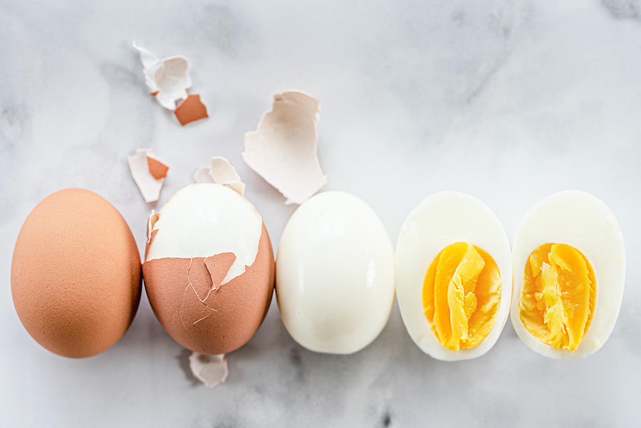 Hard Boiled Egg Photograph by Laurie Ambrose
