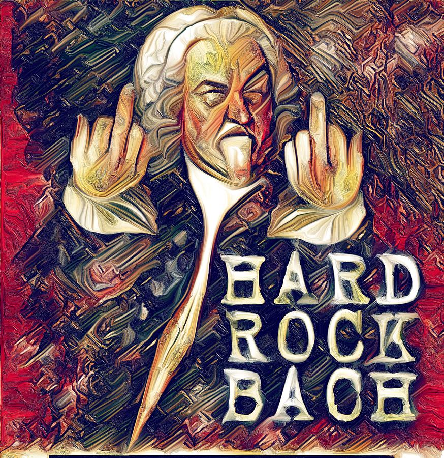 Hard Rock Bach in All 50 States Alabama Mixed Media by Bencasso Barnesquiat