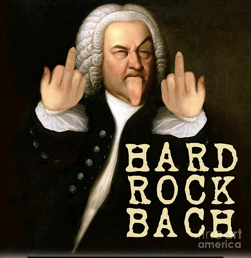Hard Rock Bach Mixed Media by PedrOShea