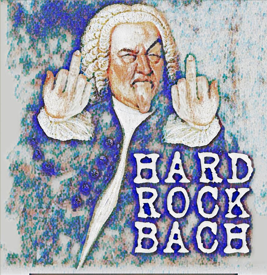 Hard Rock Bach in all 50 States California Digital Art by Bencasso Barnesquiat