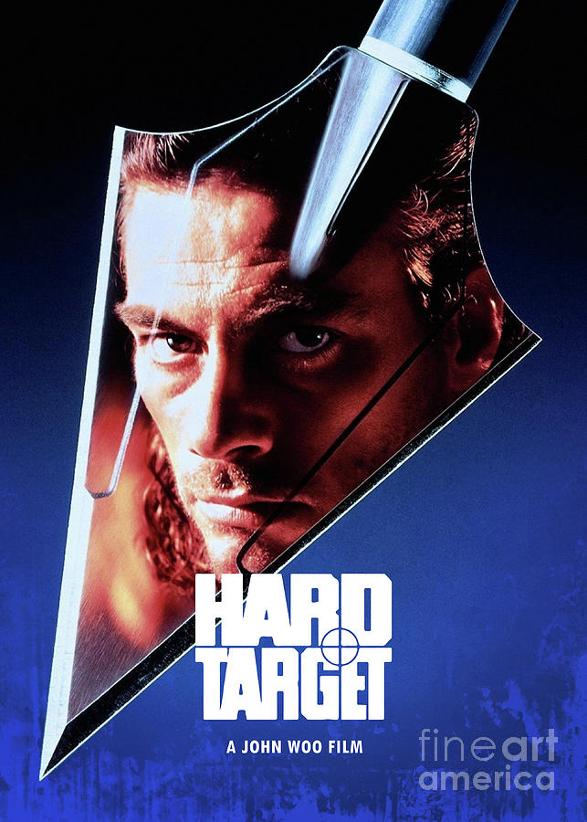 Movie Poster Digital Art - Hard Target by Bo Kev