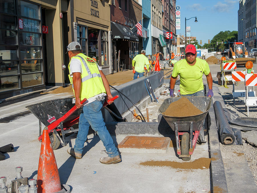 Hard Work on Lake Street Photograph by Todd Bannor
