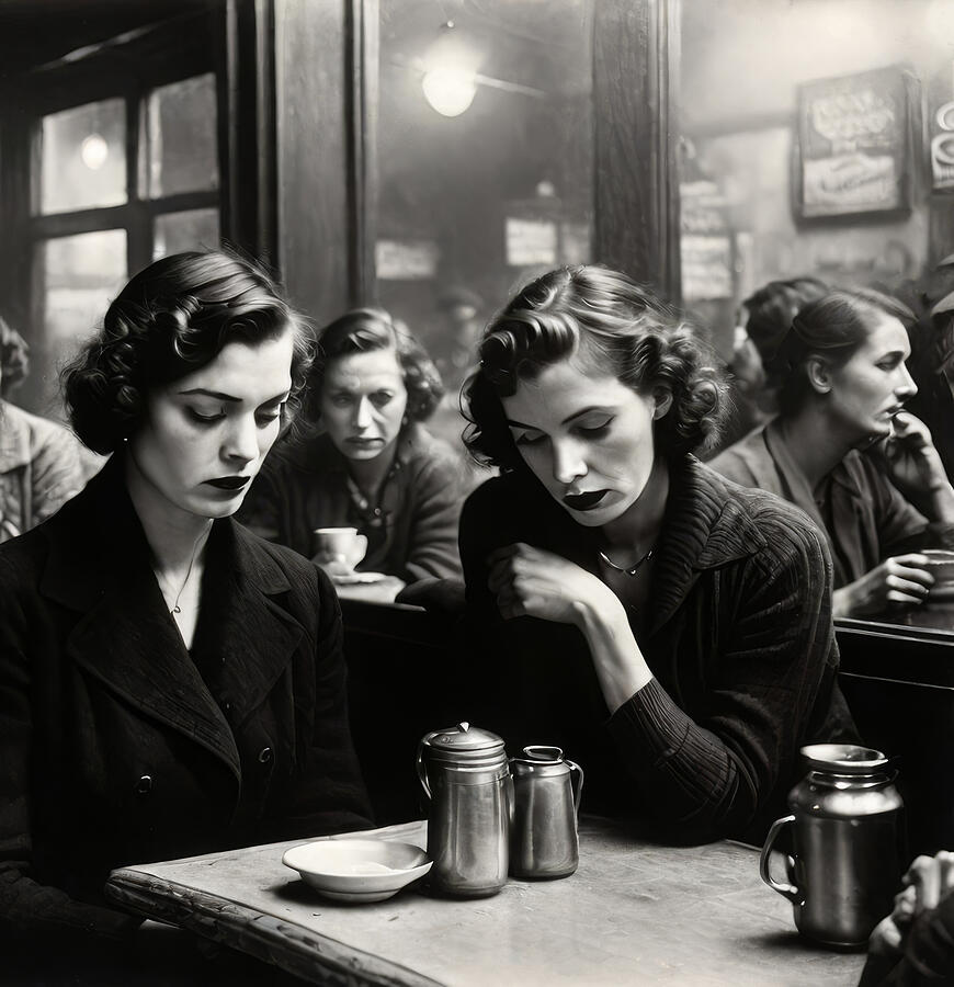 Vintage Photograph - Hard Working Women No.1 by My Head Cinema
