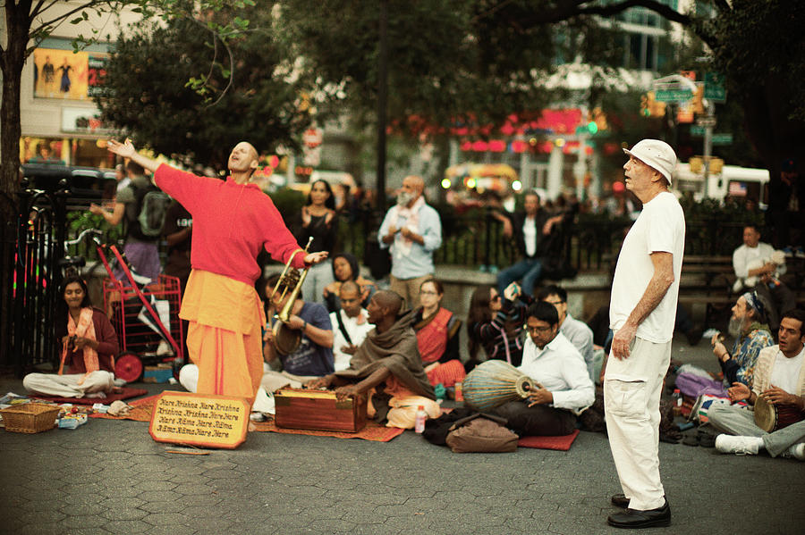 Hare Krishna, Union Square, Manhattan Photograph by Eugene Nikiforov