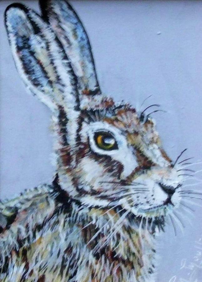 Hare Painting by Mackenzie Moulton