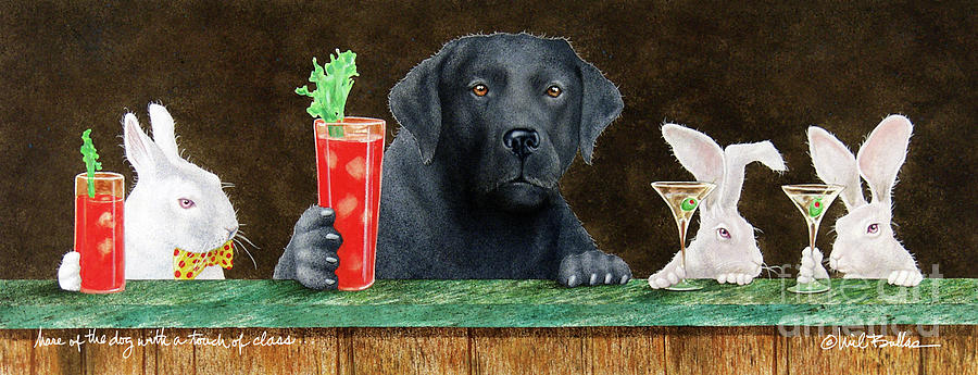 Hare Of The Dog ... With A Touch Of Class Painting by Will Bullas