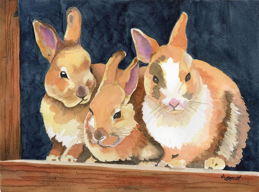 Hare Raising Experience Painting by Marsha Elliott