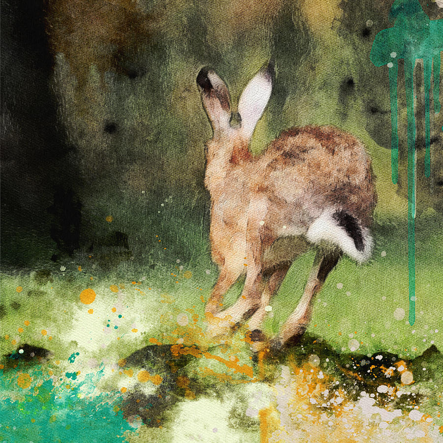 Hare Today Gone Tomorrow Mixed Media by Ann Leech