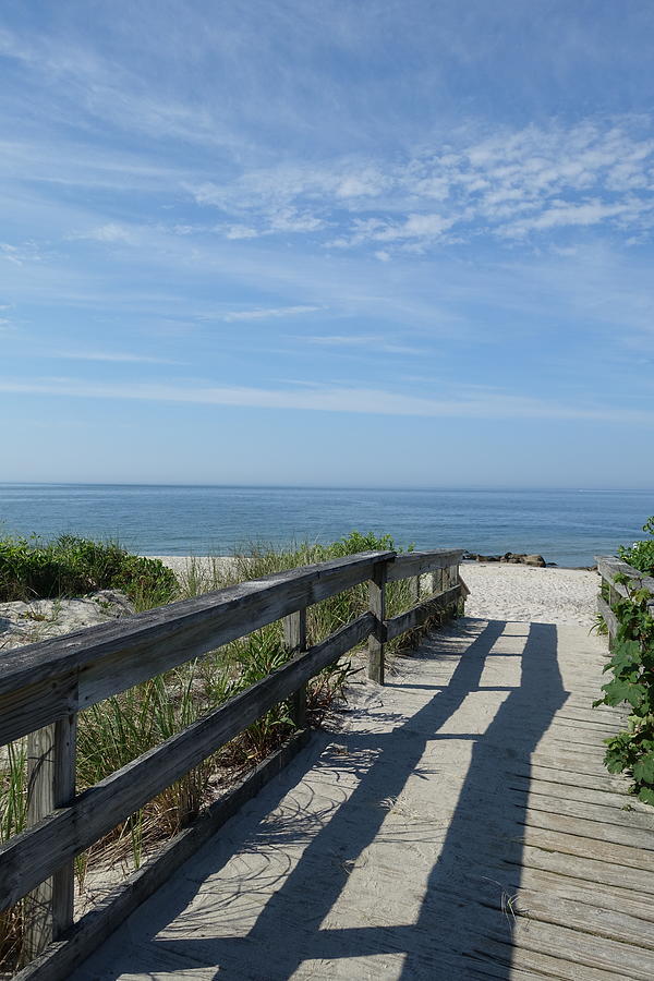 Harkness State Park Boardwalk Photograph by Patricia Caron