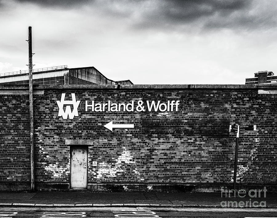Harland and Wolff Shipyard, Belfast Photograph by Jim Orr