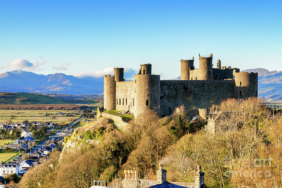 Harlech Castle, Early Spring Photograph by Colin and Linda McKie