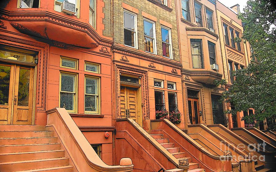 Harlem Brownstones Photograph By Rudy Collins Pixels