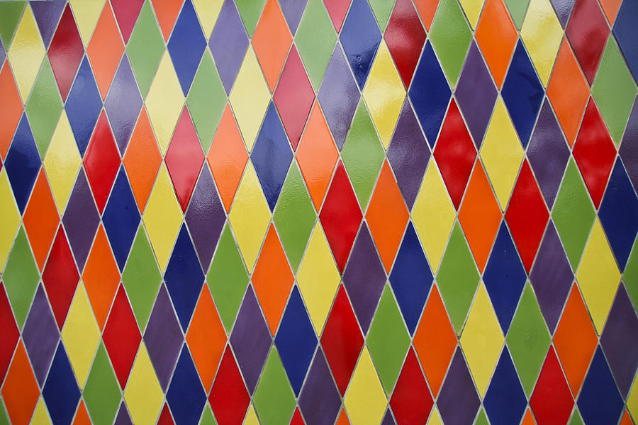 Harlequin pattern Photograph by Clauselsted