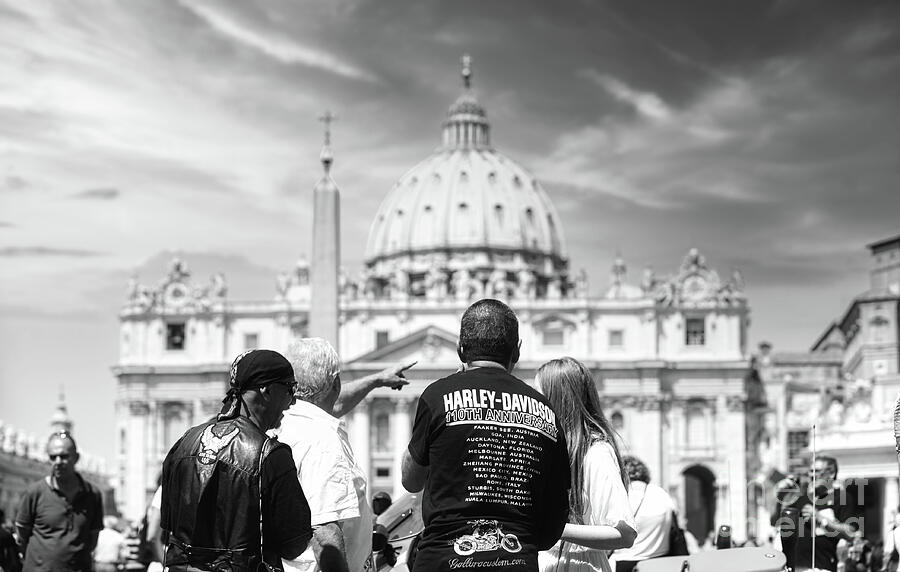 Harley 110TH Anniversary in Vatican - Rome Italy Photograph by Stefano Senise