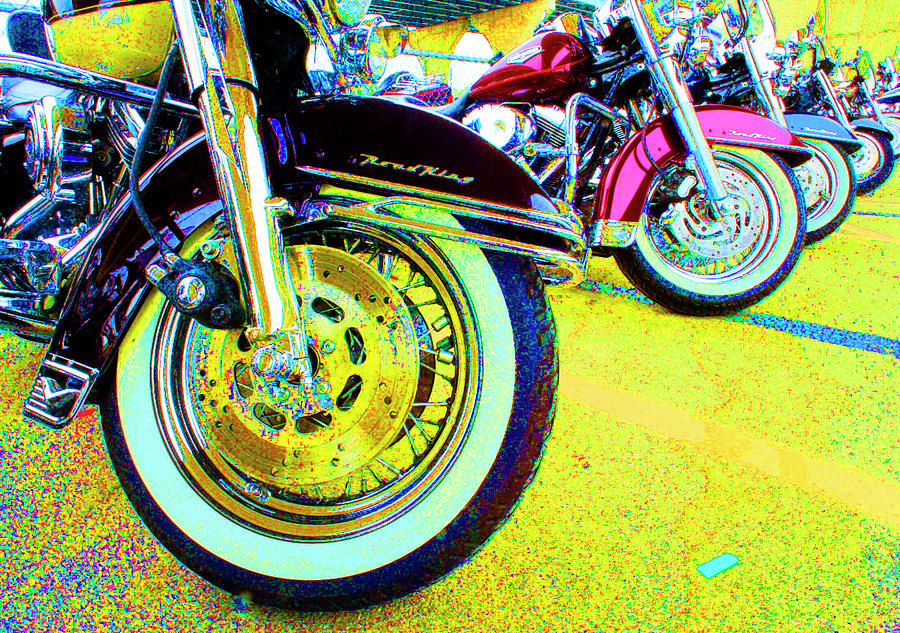 Harley Bikes Photograph by Rick Wilking