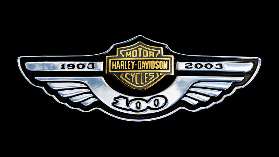 Harley-Davidson Emblem Photograph by Roger Mullenhour