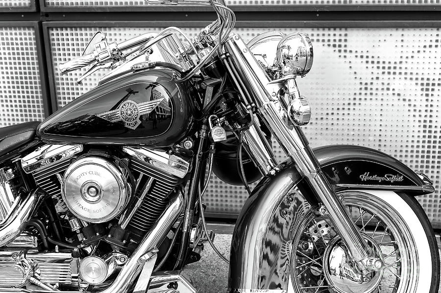 Harley Davidson Heritage Softail in Hamburg Photograph by John Rizzuto