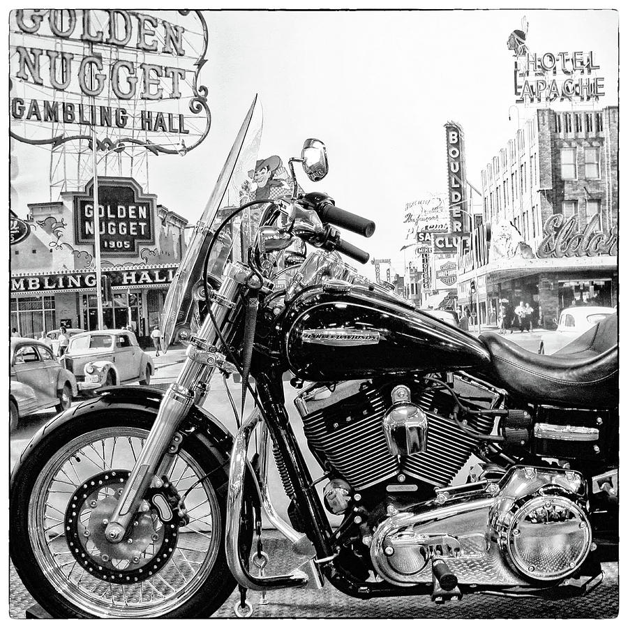 Harley Davidson Las Vegas Wall Art Photograph by Gigi Ebert