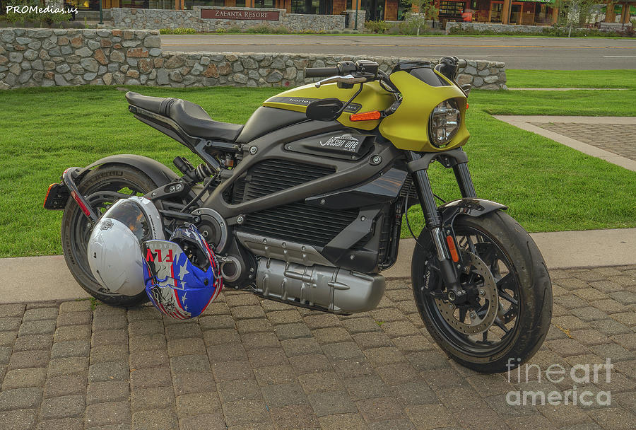 Harley-Davidson LiveWire electric motorcycle Photograph by PROMedias US