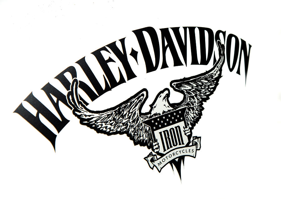 Harley Davidson motorbike logo Photograph by Michalakis Ppalis