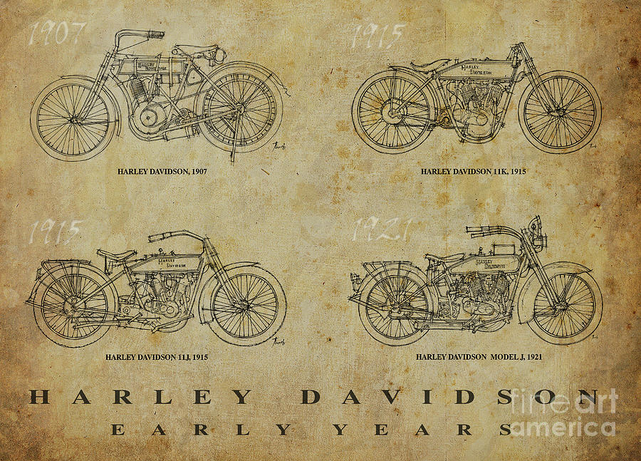 harley davidson motorcycles  early years  handmade