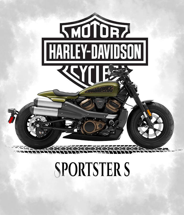 Harley Davidson Sportster S Digital Art by Ramkumar GR - Pixels