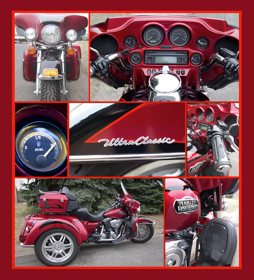 Harley Davidson Ultra Classic Trike Photograph by Patti Deters