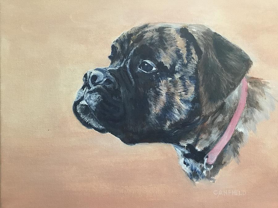 Harley, Painting by Ellen Canfield