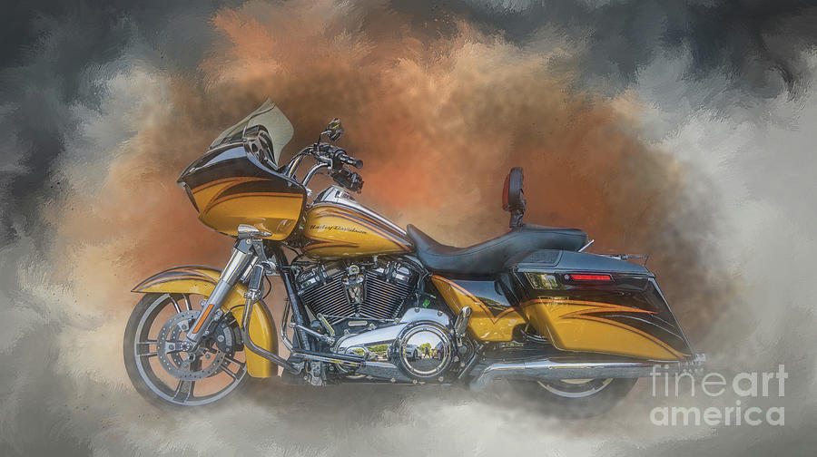 Harley Digital Art by Jim Hatch