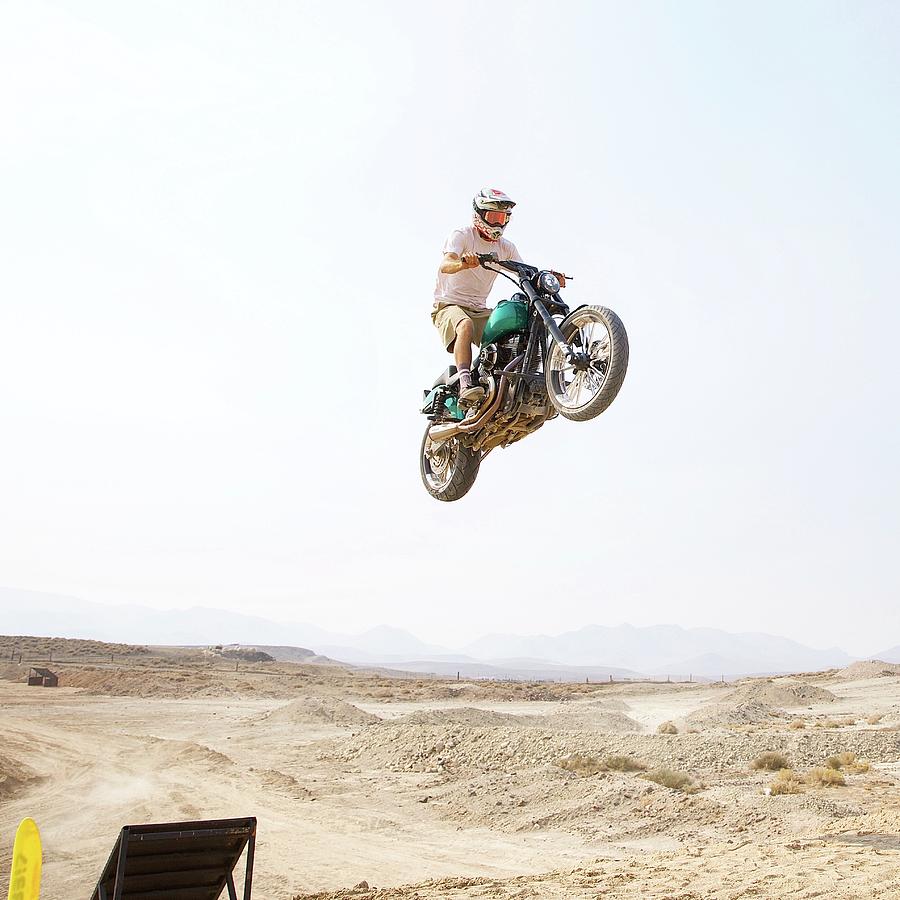 Harley Jump Photograph By Tucker Osborne - Pixels