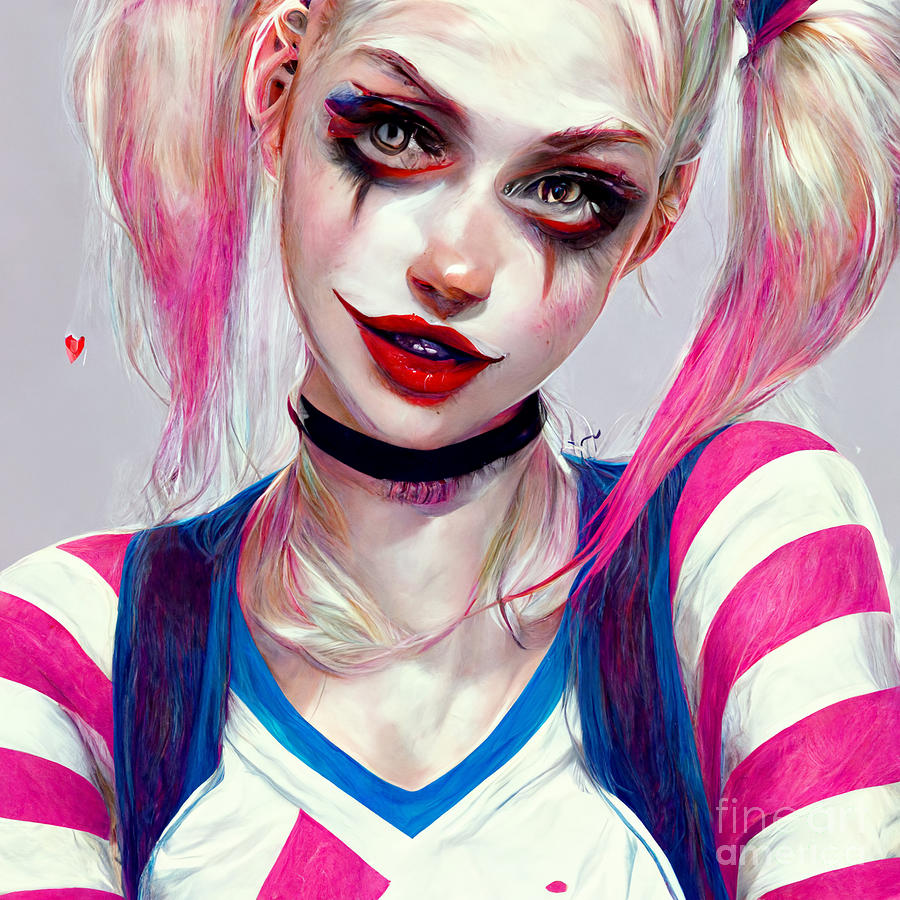 Harley Quinn #8 Digital Art by Pixel Chimp - Pixels