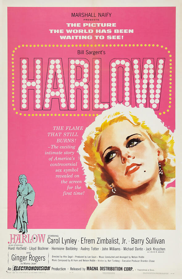 ''Harlow'', with Carol Lynley, 1965 Mixed Media by Stars on Art - Fine ...