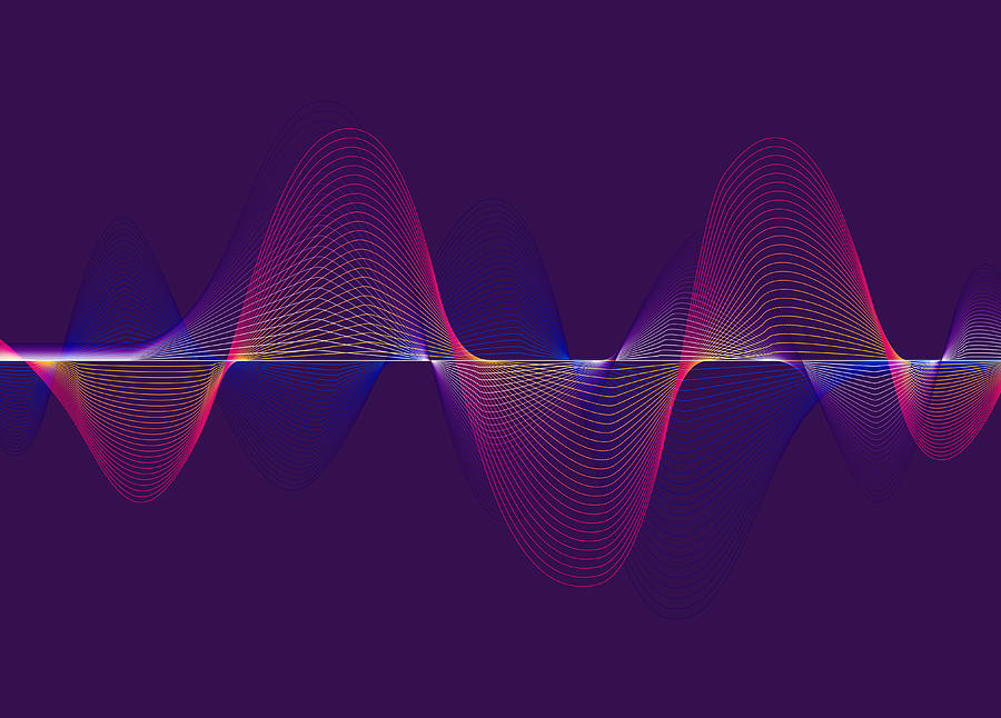 Harmonic Spectrum Sound Waves Drawing by Jobalou
