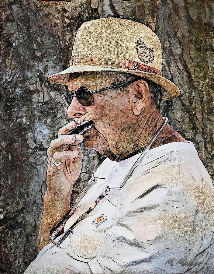 Harmonica Player Photograph by Marcus Moller Pixels