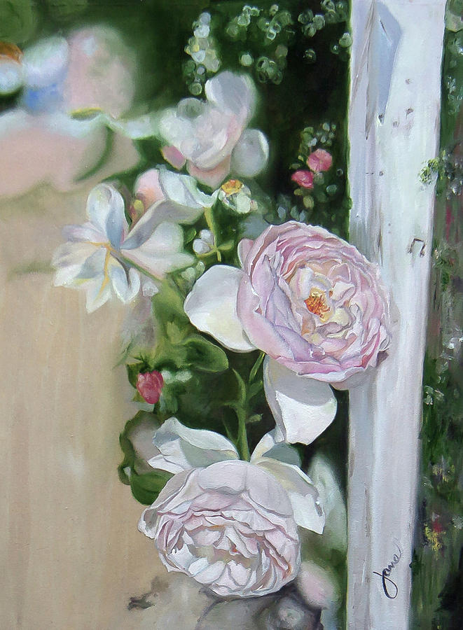 Rose Painting - Harmony by Nila Jane Autry