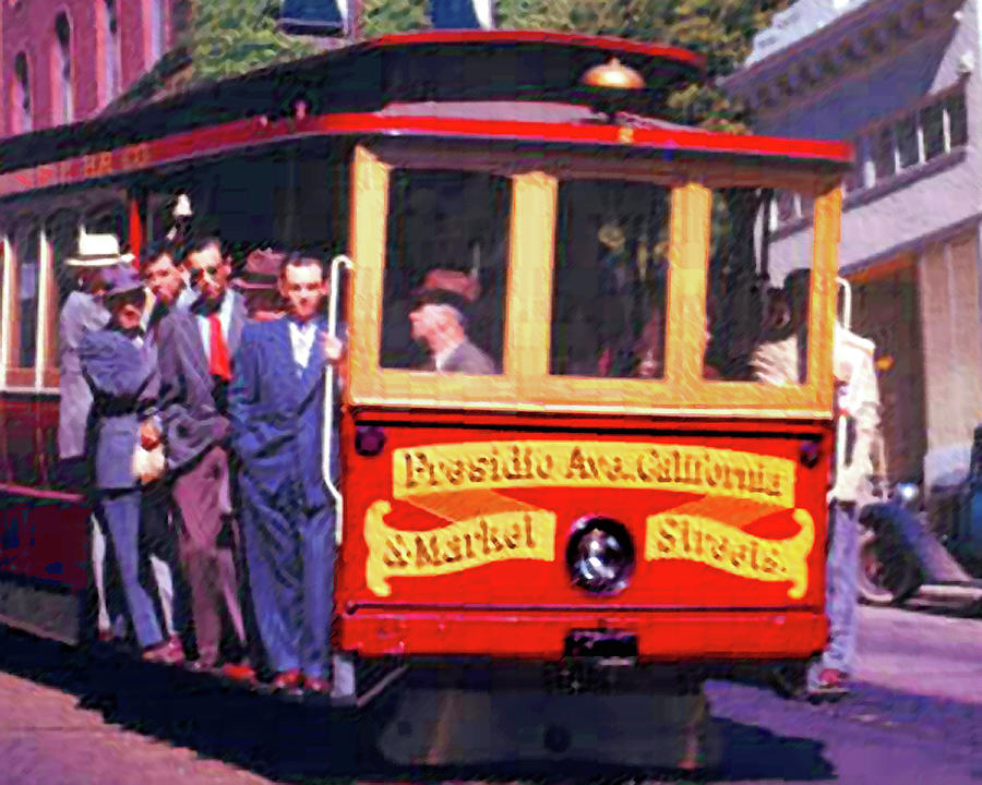 Harold Mayers Cable Car Photograph by Timothy Bulone