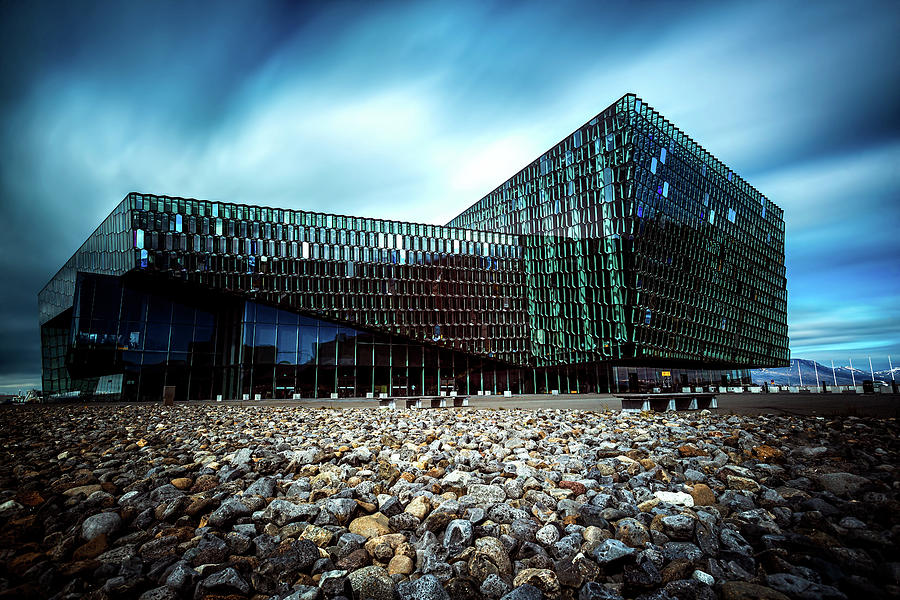 Harpa Concert Hall In Iceland Photograph