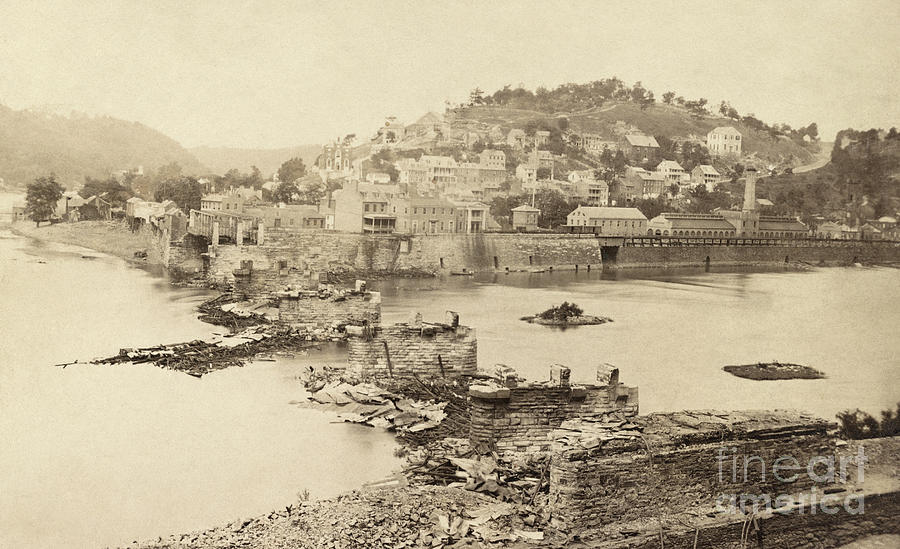 Harpers Ferry, 1861 Photograph by C O Bostwick
