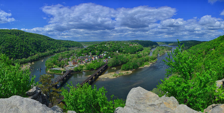 Harpers Ferry from Maryland Heights Photograph by Raymond Salani III
