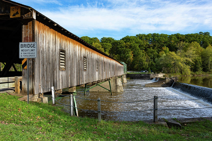 Harpersfield Covered Bridge 2 Photograph by Paul Giglia
