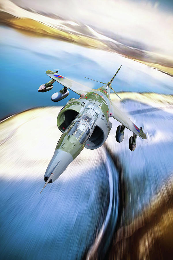 Harrier GR3 Digital Art by Airpower Art