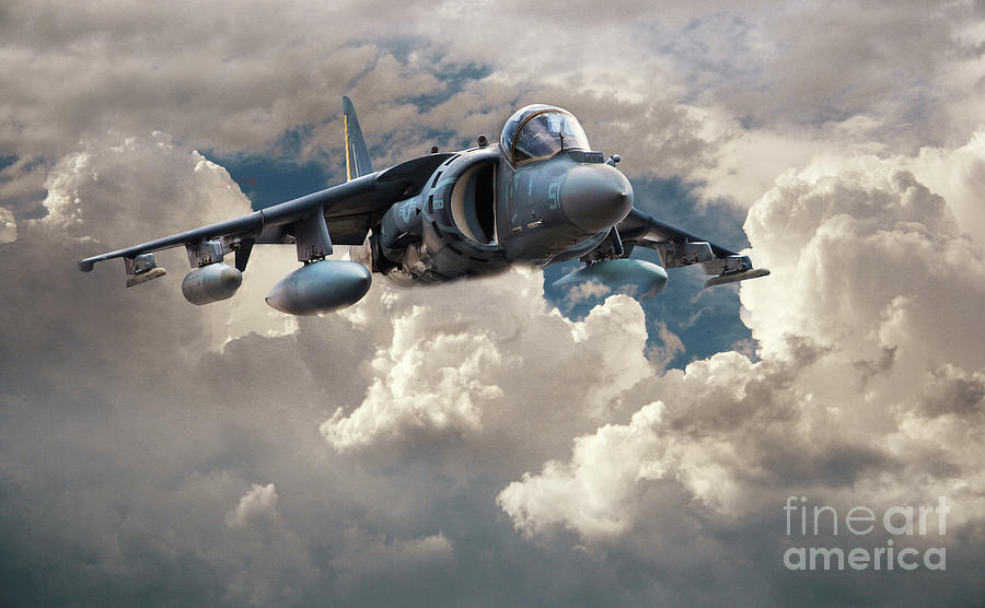 Harrier Digital Art by Jim Hatch