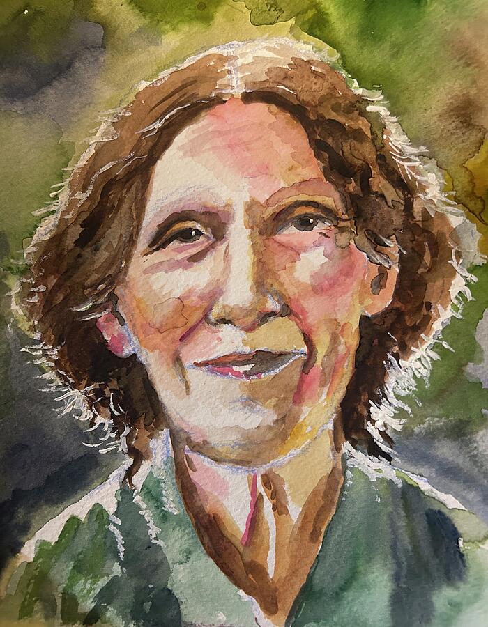 Harriet Beecher Stowe Watercolor Portrait Painting by Larry Whitler Harriet Beecher Stowe Watercolor Portrait Painting by Larry Whitler