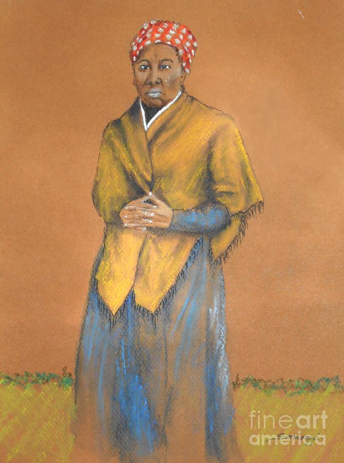 Harriet, Hero Portrait of Harriet Tubman Drawing by Jayne Somogy
