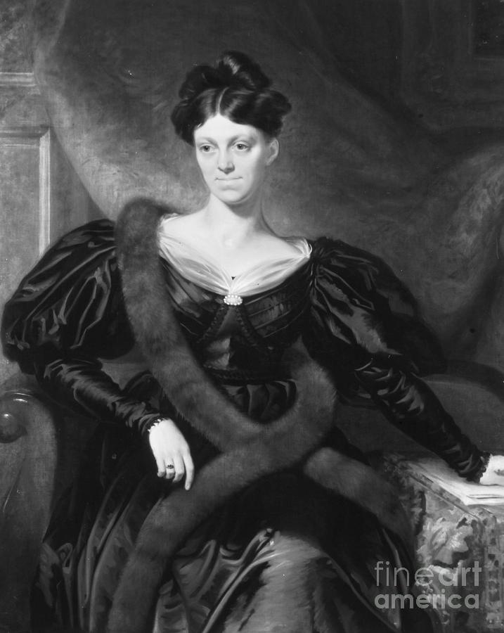 Harriet Martineau Painting by Richard Evans