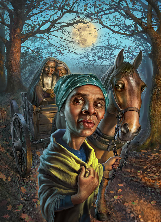 Harriet Tubman Rescues Her Parents Digital Art by Mark Fredrickson
