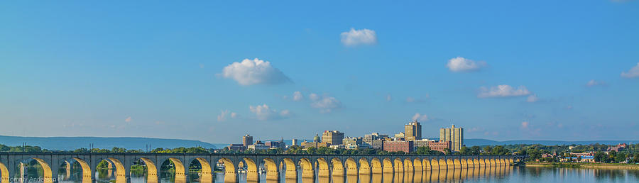 Harrisburg, PA Skyline Photograph by Tommy Anderson