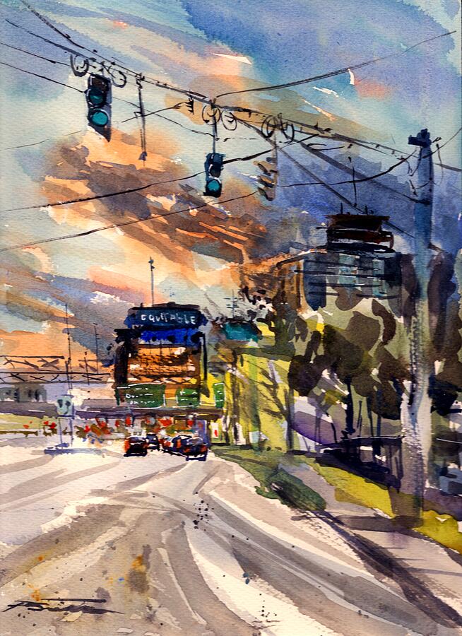 Harrison and Almond Painting by Patricia ElliottSeitz Fine Art America